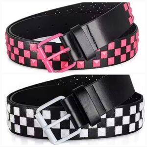 Stud Checker Belt
